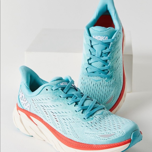 Women's Hoka Clifton 8 Sky Blue - Picture 1 of 4